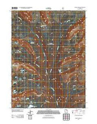 Oweep Creek Utah Historical topographic map, 1:24000 scale, 7.5 X 7.5 Minute, Year 2011