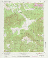 Page Ranch Utah Historical topographic map, 1:24000 scale, 7.5 X 7.5 Minute, Year 1950