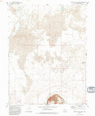 Pahvant Butte North Utah Historical topographic map, 1:24000 scale, 7.5 X 7.5 Minute, Year 1971