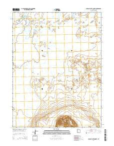 Pahvant Butte North Utah Current topographic map, 1:24000 scale, 7.5 X 7.5 Minute, Year 2014