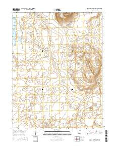 Pahvant Butte South Utah Current topographic map, 1:24000 scale, 7.5 X 7.5 Minute, Year 2014
