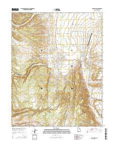 Panguitch Utah Current topographic map, 1:24000 scale, 7.5 X 7.5 Minute, Year 2014