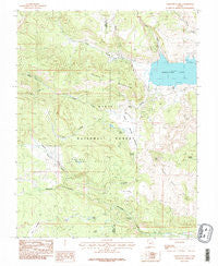 Panguitch Lake Utah Historical topographic map, 1:24000 scale, 7.5 X 7.5 Minute, Year 1985