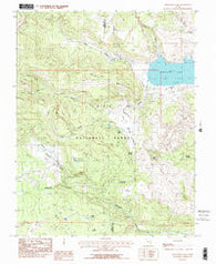 Panguitch Lake Utah Historical topographic map, 1:24000 scale, 7.5 X 7.5 Minute, Year 1985