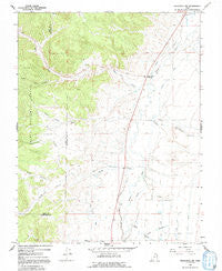 Panguitch NW Utah Historical topographic map, 1:24000 scale, 7.5 X 7.5 Minute, Year 1966
