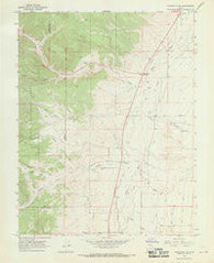 Panguitch NW Utah Historical topographic map, 1:24000 scale, 7.5 X 7.5 Minute, Year 1966