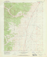 Panguitch NW Utah Historical topographic map, 1:24000 scale, 7.5 X 7.5 Minute, Year 1966