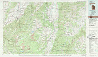Panguitch Utah Historical topographic map, 1:100000 scale, 30 X 60 Minute, Year 1980
