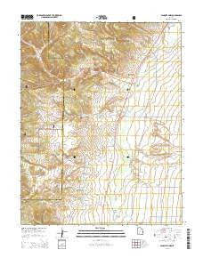 Panguitch NW Utah Current topographic map, 1:24000 scale, 7.5 X 7.5 Minute, Year 2014
