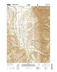 Paradise Utah Current topographic map, 1:24000 scale, 7.5 X 7.5 Minute, Year 2014