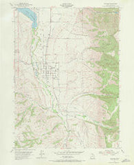Paradise Utah Historical topographic map, 1:24000 scale, 7.5 X 7.5 Minute, Year 1955
