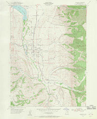 Paradise Utah Historical topographic map, 1:24000 scale, 7.5 X 7.5 Minute, Year 1955