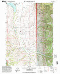 Paradise Utah Historical topographic map, 1:24000 scale, 7.5 X 7.5 Minute, Year 1998