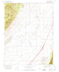 Paragonah Utah Historical topographic map, 1:24000 scale, 7.5 X 7.5 Minute, Year 1971