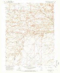 Pariette Draw SW Utah Historical topographic map, 1:24000 scale, 7.5 X 7.5 Minute, Year 1964
