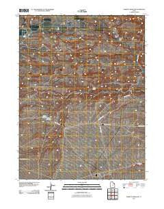 Pariette Draw SW Utah Historical topographic map, 1:24000 scale, 7.5 X 7.5 Minute, Year 2011