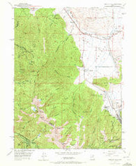 Park City West Utah Historical topographic map, 1:24000 scale, 7.5 X 7.5 Minute, Year 1955