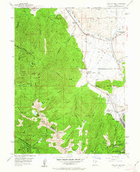 Park City West Utah Historical topographic map, 1:24000 scale, 7.5 X 7.5 Minute, Year 1955
