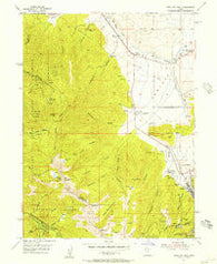 Park City West Utah Historical topographic map, 1:24000 scale, 7.5 X 7.5 Minute, Year 1955