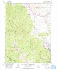 Park City West Utah Historical topographic map, 1:24000 scale, 7.5 X 7.5 Minute, Year 1955