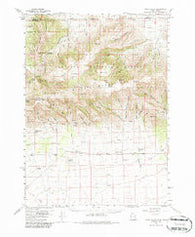 Park Valley Utah Historical topographic map, 1:62500 scale, 15 X 15 Minute, Year 1959