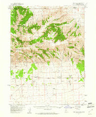 Park Valley Utah Historical topographic map, 1:62500 scale, 15 X 15 Minute, Year 1959