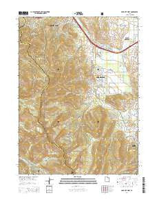 Park City West Utah Current topographic map, 1:24000 scale, 7.5 X 7.5 Minute, Year 2014