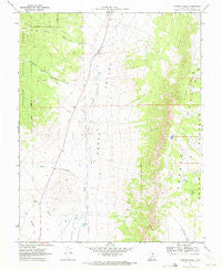 Parker Knoll Utah Historical topographic map, 1:24000 scale, 7.5 X 7.5 Minute, Year 1969