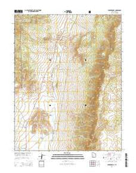 Parker Knoll Utah Current topographic map, 1:24000 scale, 7.5 X 7.5 Minute, Year 2014