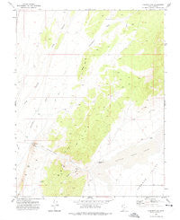 Parowan Gap Utah Historical topographic map, 1:24000 scale, 7.5 X 7.5 Minute, Year 1971