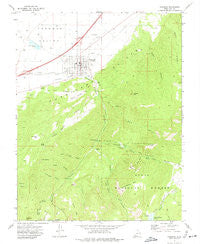 Parowan Utah Historical topographic map, 1:24000 scale, 7.5 X 7.5 Minute, Year 1971