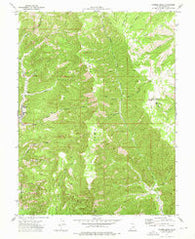 Patmos Head Utah Historical topographic map, 1:24000 scale, 7.5 X 7.5 Minute, Year 1972