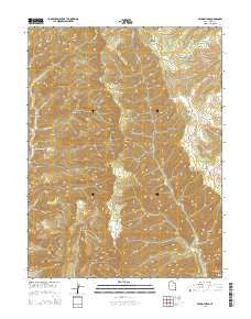 Patmos Head Utah Current topographic map, 1:24000 scale, 7.5 X 7.5 Minute, Year 2014