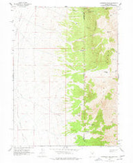 Patterson Pass Utah Historical topographic map, 1:24000 scale, 7.5 X 7.5 Minute, Year 1967