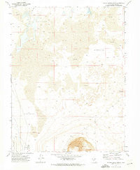 Pavant Butte North Utah Historical topographic map, 1:24000 scale, 7.5 X 7.5 Minute, Year 1971