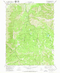 Payson Lakes Utah Historical topographic map, 1:24000 scale, 7.5 X 7.5 Minute, Year 1979