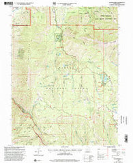 Payson Lakes Utah Historical topographic map, 1:24000 scale, 7.5 X 7.5 Minute, Year 1998