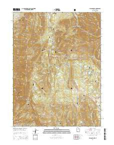 Payson Lakes Utah Current topographic map, 1:24000 scale, 7.5 X 7.5 Minute, Year 2014