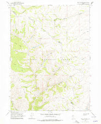 Peck Canyon Utah Historical topographic map, 1:24000 scale, 7.5 X 7.5 Minute, Year 1968