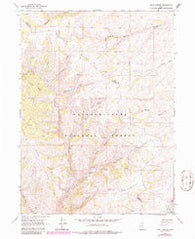 Peck Canyon Utah Historical topographic map, 1:24000 scale, 7.5 X 7.5 Minute, Year 1968