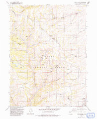 Peck Canyon Utah Historical topographic map, 1:24000 scale, 7.5 X 7.5 Minute, Year 1991