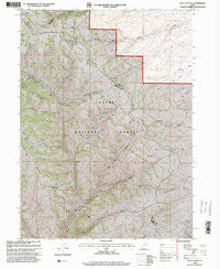 Peck Canyon Utah Historical topographic map, 1:24000 scale, 7.5 X 7.5 Minute, Year 1998