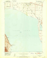 Pelican Point Utah Historical topographic map, 1:24000 scale, 7.5 X 7.5 Minute, Year 1951