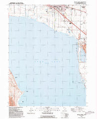 Pelican Point Utah Historical topographic map, 1:24000 scale, 7.5 X 7.5 Minute, Year 1992