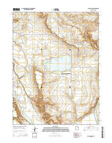 Pelican Lake Utah Current topographic map, 1:24000 scale, 7.5 X 7.5 Minute, Year 2014