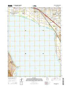 Pelican Point Utah Current topographic map, 1:24000 scale, 7.5 X 7.5 Minute, Year 2014