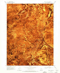 Peplin Flats Utah Historical topographic map, 1:24000 scale, 7.5 X 7.5 Minute, Year 1969