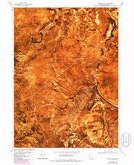 Peplin Flats Utah Historical topographic map, 1:24000 scale, 7.5 X 7.5 Minute, Year 1969