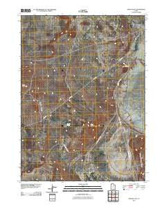Peplin Flats Utah Historical topographic map, 1:24000 scale, 7.5 X 7.5 Minute, Year 2011