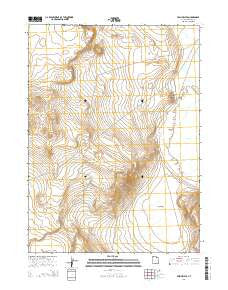 Peplin Flats Utah Current topographic map, 1:24000 scale, 7.5 X 7.5 Minute, Year 2014